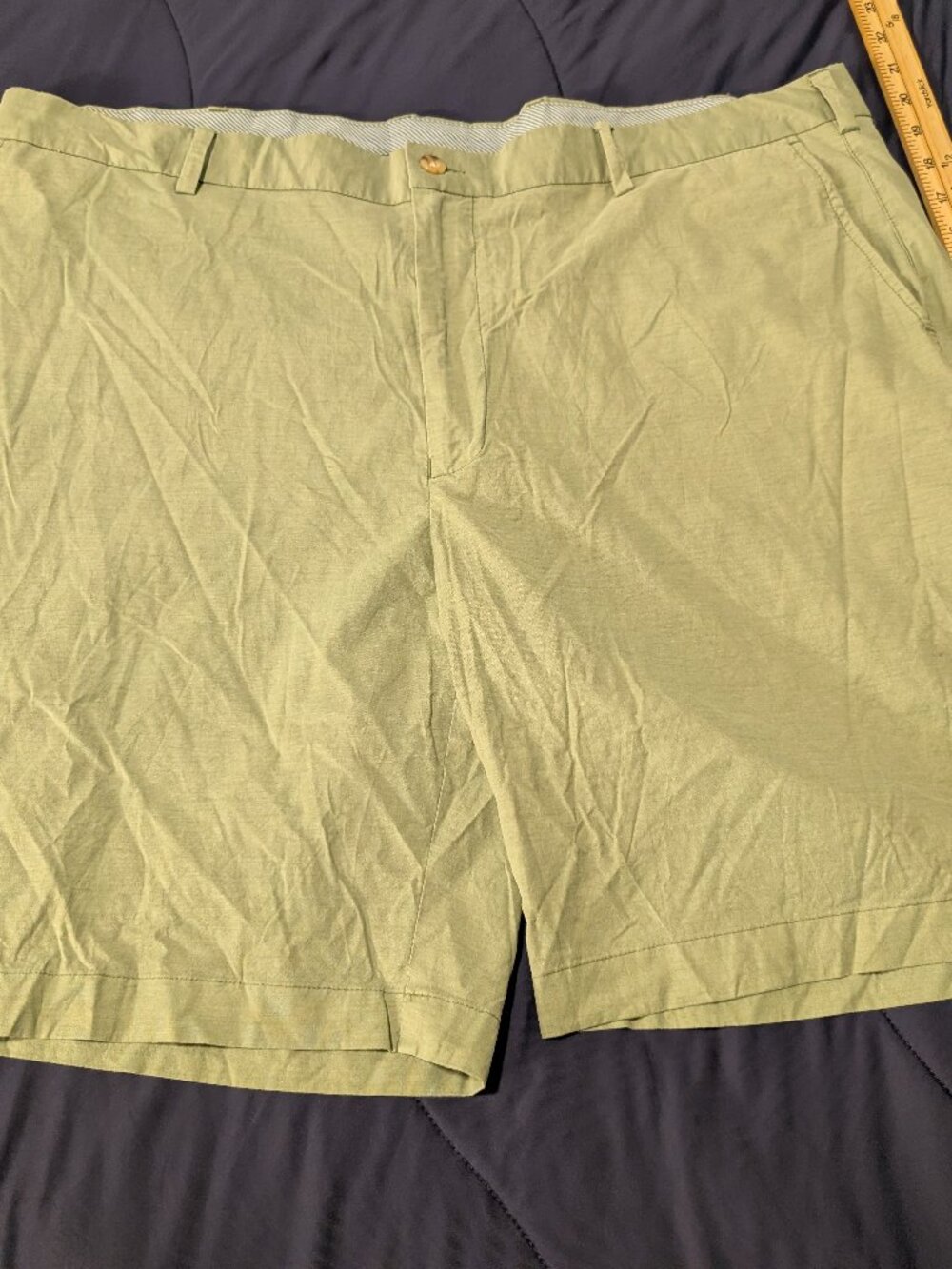 Peter Millar Crown Sport Mens Golf Salem Shorts Green/Khaki Size 40